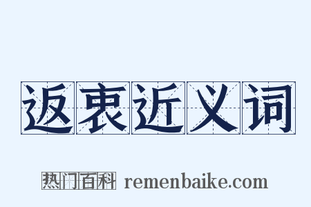 返衷近义词是什么意思的图片